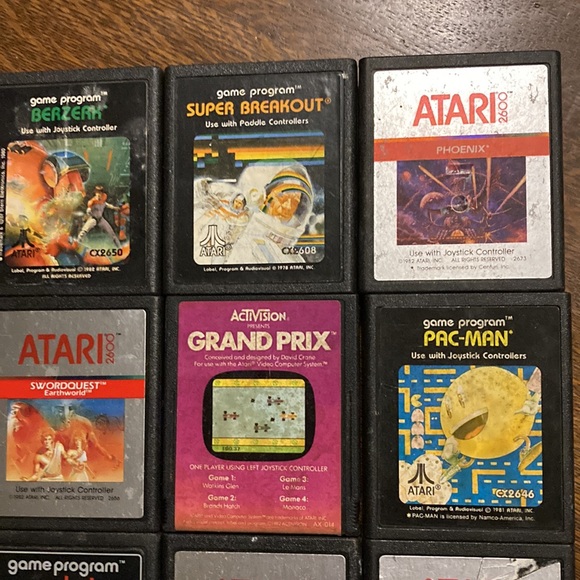 21 vintage Atari games, includes the earth dies Screaming 1983 - Picture 3 of 8